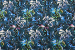 French Terry angeraut Digital Dragonland