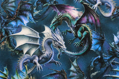 French Terry angeraut Digital Dragonland