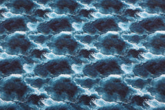 French Terry angeraut Digital Heavy Waves