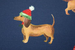 French Terry Digital Weihnachtsdackel Klaus