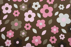 French Terry Blockstreifen & Blumen