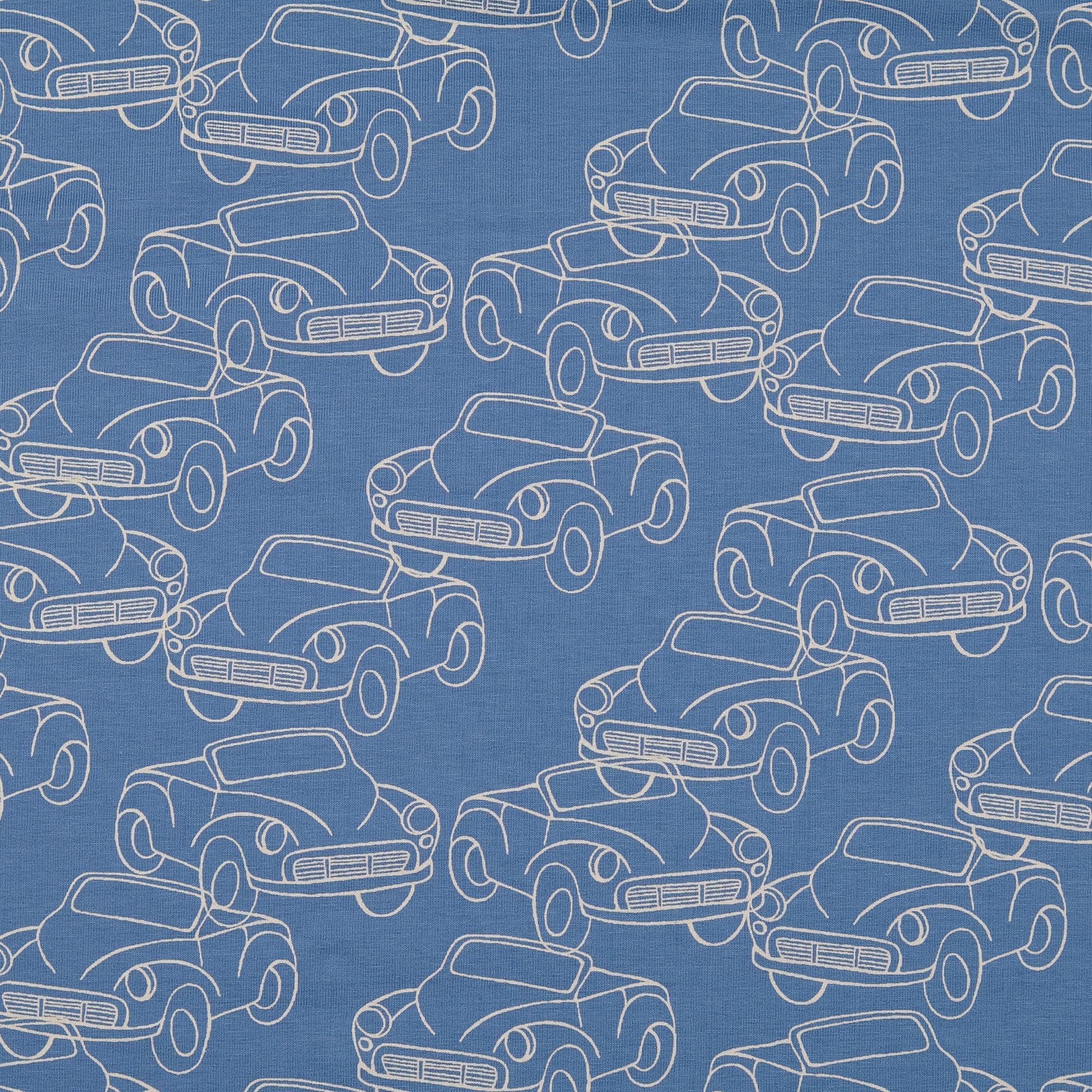 French Terry Cabrio in blau bei Der Buntspecht