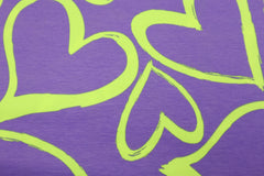 French Terry Neon Hearts