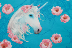 French Terry Rosen Einhorn by Glitzerpüppi