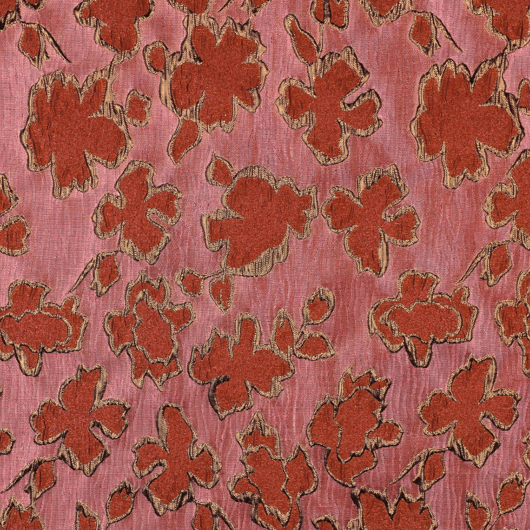 Jacquard Flowers Pink by Poppy bei Der Buntspecht
