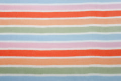Polarfleece Pastellstreifen