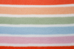 Polarfleece Pastellstreifen