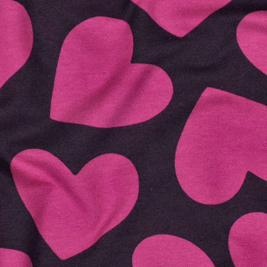 Soft Sweat Stoff Hearts by Poppy bei Der Buntspecht