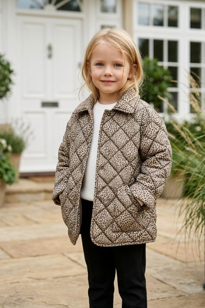 Steppstoff Foil Animal Skin by Poppy Kinderjacke bei Der Buntspecht Shop