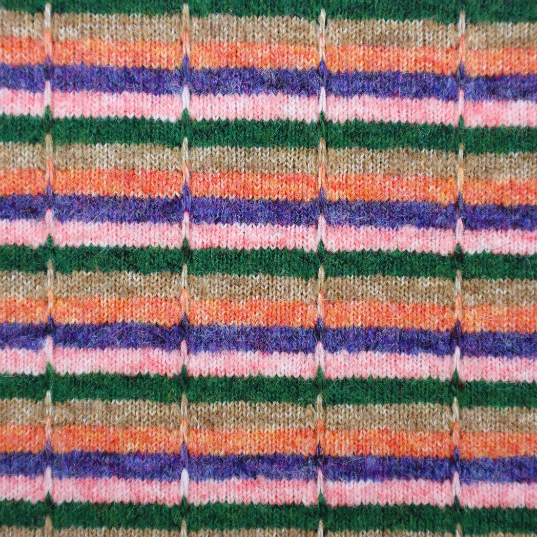 Strick Jacquard Stripes Multicolour by Poppy bei Der Buntspecht