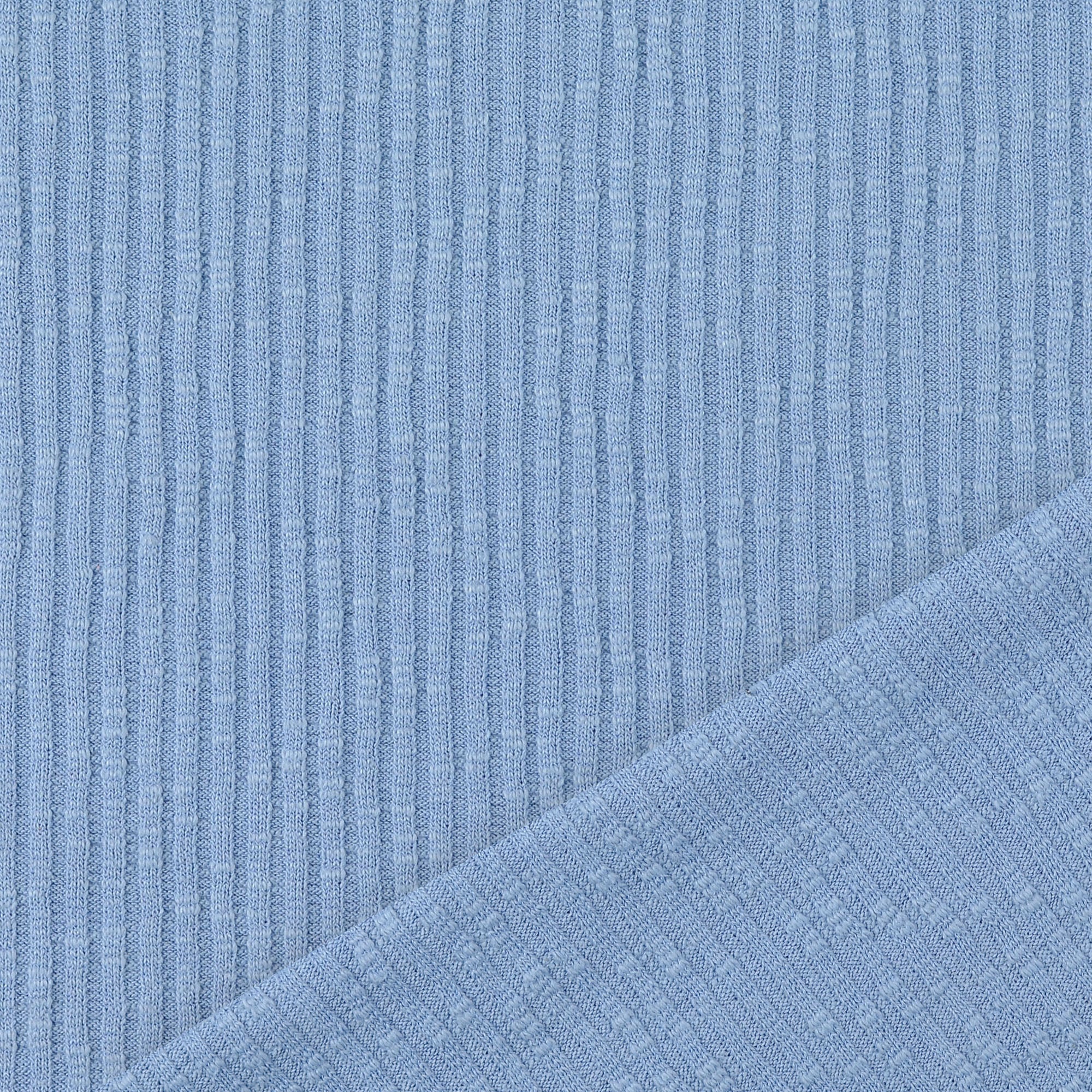 Strickstoff Vintage in himmelblau bei Der Buntspecht