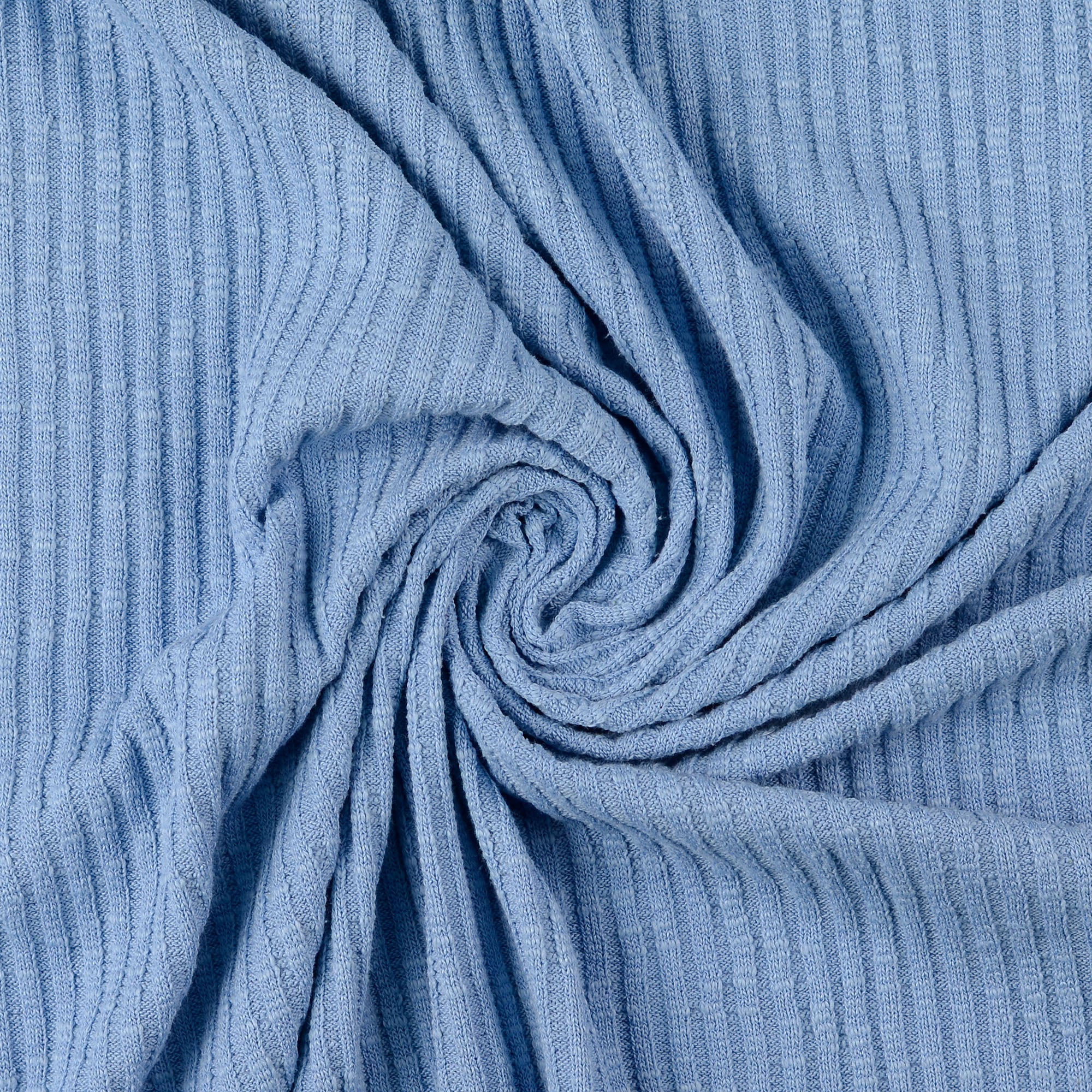 Strickstoff Vintage in himmelblau bei Der Buntspecht