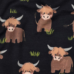 Sweat Stoff Digital Cows by Poppy bei Der Buntspecht
