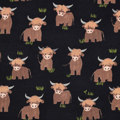 Sweat Stoff Digital Cows by Poppy bei Der Buntspecht