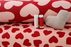 Soft Sweatshirtstoff Lovely Hearts