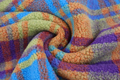 Teddy Jacquard Colorful Checks