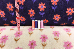 Teddy Stoff Jacquard Cute Flowers