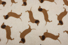 Teddy Stoff Jacquard Dackel