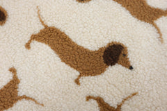 Teddy Stoff Jacquard Dackel