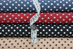 Viskose Twill Polka Dots