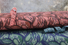 Viskosejersey Digital Paisley Leaves