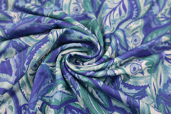 Viskosejersey Digital Paisley Leaves