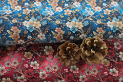 Viskose Twill Autumn Flowers