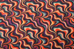 Viskose Twill Crazy Waves