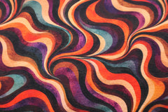 Viskose Twill Crazy Waves