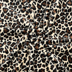 Wellnessfleece Leopard in 2 Farbvarianten vom Buntspecht Shop