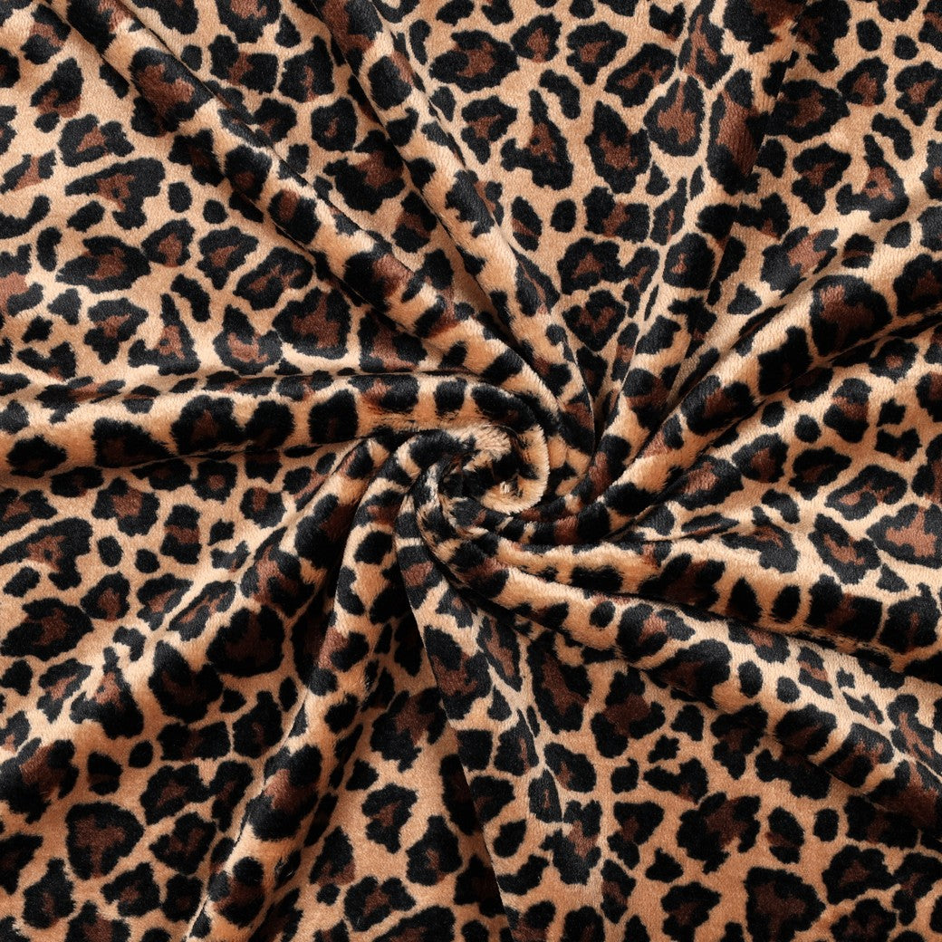 Wellnessfleece Leopard in 2 Farbvarianten vom Buntspecht Shop