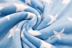 Wellnessfleece Weiße Sterne