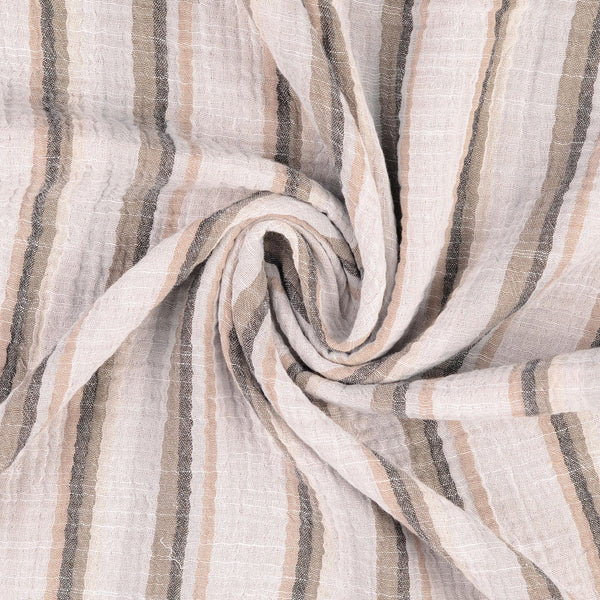 Double Gauze Musselin Streifen