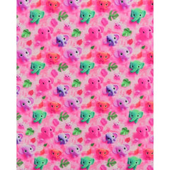 Baumwoll Popeline Mini Elefanten - pink