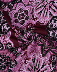 French Terry angeraut Floral Mandala