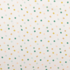 Reststück: 1,05m- Musselin Digital Dots multicolor