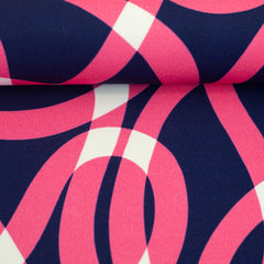 Reststück: 1,40m - Viskosestoff feelings pink- Käselotti -