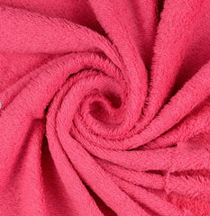 Reststück: 1,50m - Frottee uni  pink