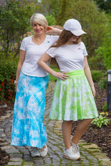 Baumwollstoff Tie Dye Stickerei