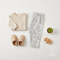 Baumwolljersey Zebra Streifen