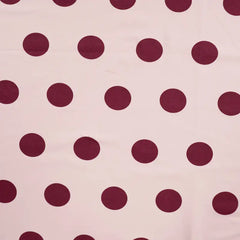 Reststück : 0,85m - French Terry Small Dots puder