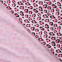 French Terry Glitzer Leopard