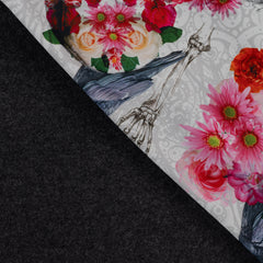 Alpenfleece Digital Skulls & Flowers