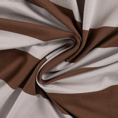 French Terry 100% Baumwolle Blockstreifen