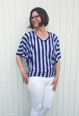 Viskosejersey Happy Stripes by Cherry Picking
