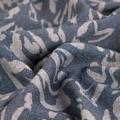Viskose Mix Denim Abstrakt Leo