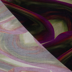 EcoVero Viskose Twill Colorful Waves
