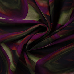 EcoVero Viskose Twill Colorful Waves