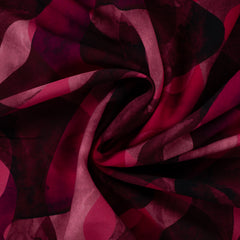 EcoVero Viskose Twill Pink Waves