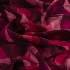EcoVero Viskose Twill Pink Waves